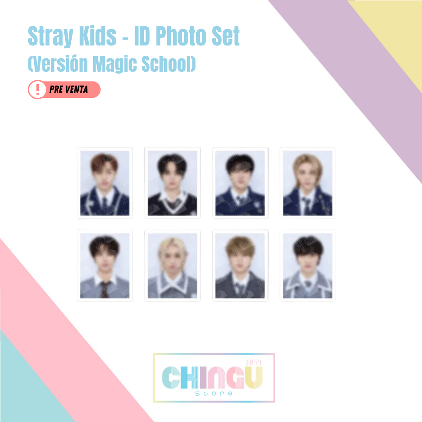 Stray Kids - ID Photo Set (versión Magic School)