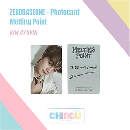 ZEROBASEONE - Photocard - Melting Point - KIM GYUVIN