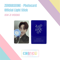 ZEROBASEONE - Photocard - Official Light Stick - KIM JI WOONG