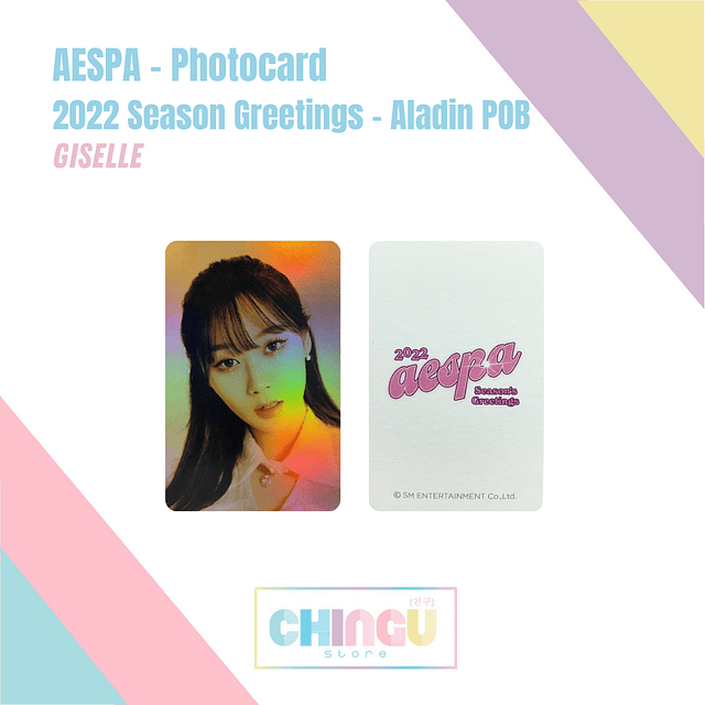 AESPA - Photocard - 2022 Seasons Greetings (Aladin POB) - GISELLE