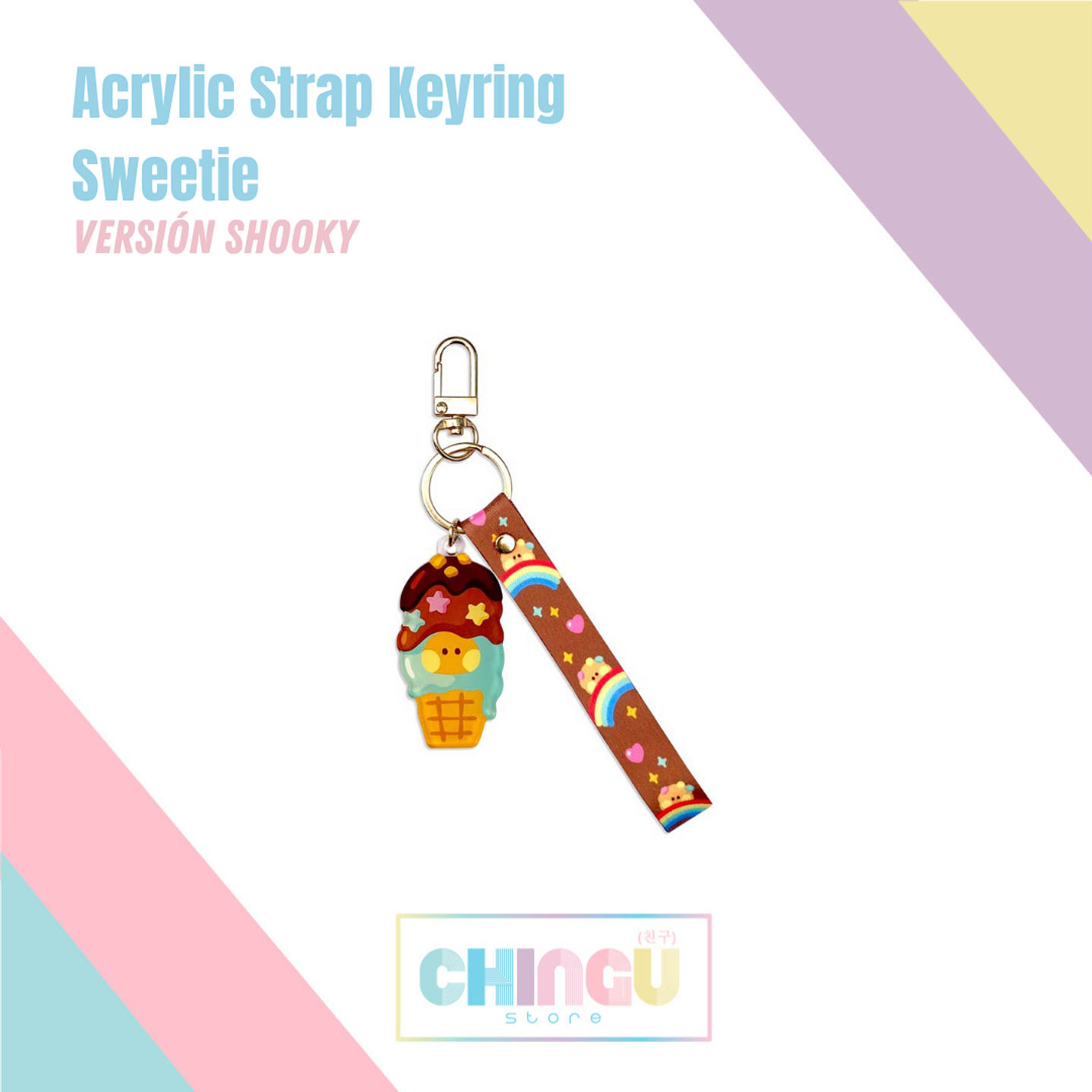 BT21 - Acrylic Strap Keyring (Sweetie) 4