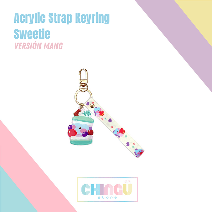 BT21 - Acrylic Strap Keyring (Sweetie) 5