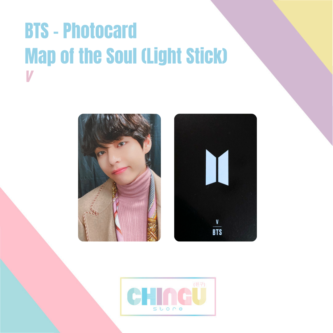 Photocard V BTS Map of the Soul Lightstick | K-Pop CL