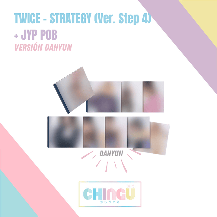 TWICE - Strategy (Versión STEP 4) + JYP POB 8