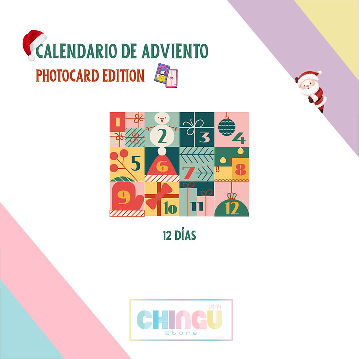 CALENDARIO DE ADVIENTO - PHOTOCARD EDITION 2