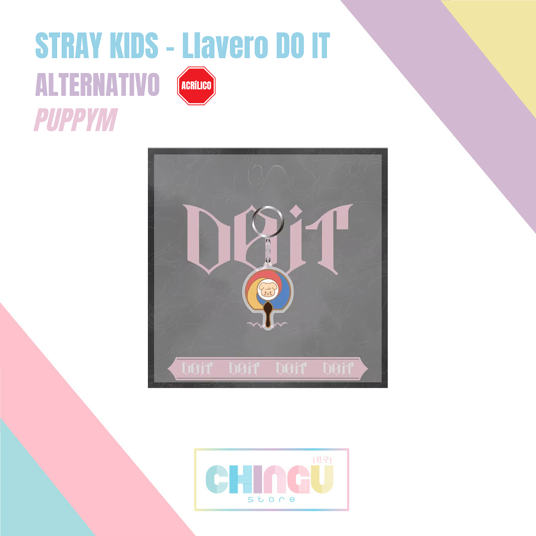 STRAY KIDS - Llavero SKZOO ver. DO IT (Acrílico) (ALTERNATIVO) 8