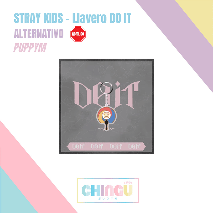 STRAY KIDS - Llavero SKZOO ver. DO IT (Acrílico) (ALTERNATIVO) 8
