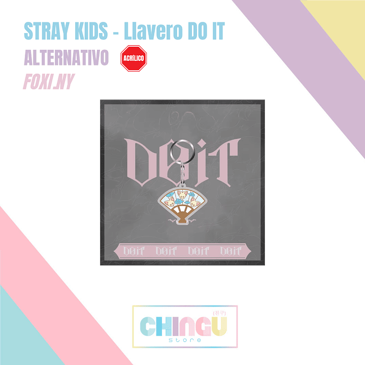 STRAY KIDS - Llavero SKZOO ver. DO IT (Acrílico) (ALTERNATIVO) 9