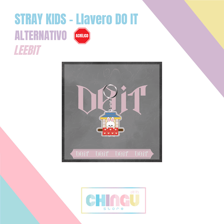 STRAY KIDS - Llavero SKZOO ver. DO IT (Acrílico) (ALTERNATIVO) 3