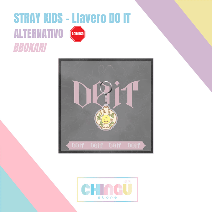STRAY KIDS - Llavero SKZOO ver. DO IT (Acrílico) (ALTERNATIVO) 7