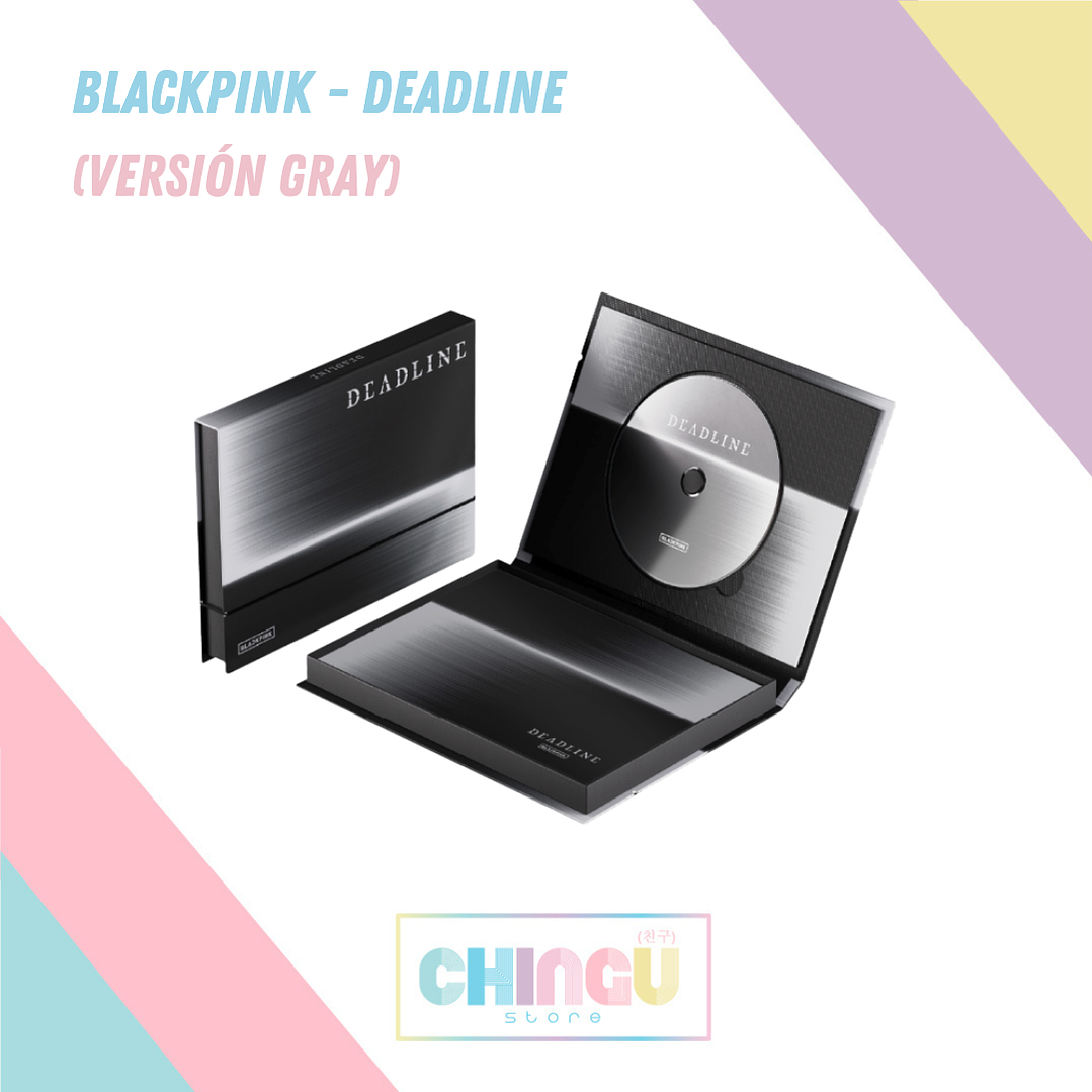BLACKPINK - [DEADLINE] (3rd Mini Album) - Versión GRAY 1