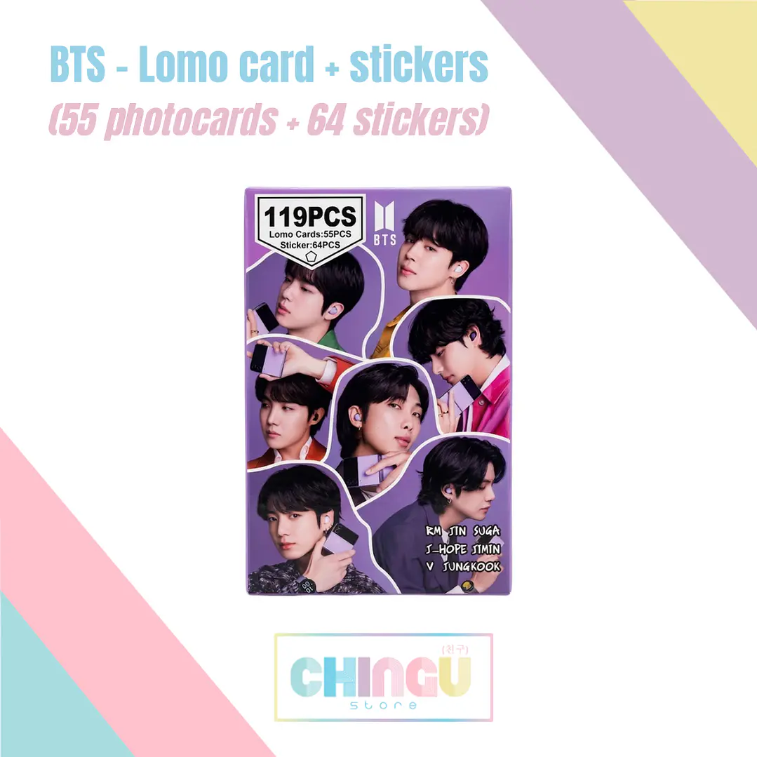 BTS - Lomo Card + Stickers Set (119 piezas) 2
