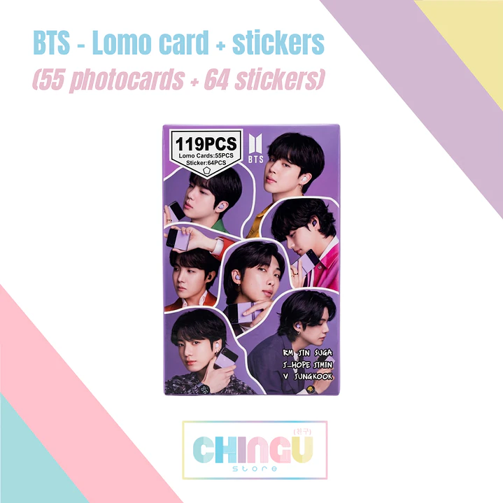 BTS - Lomo Card + Stickers Set (119 piezas) 2