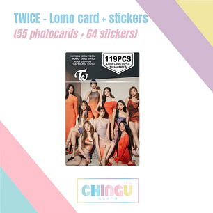 TWICE - Lomo Card + Stickers Set (119 piezas)
