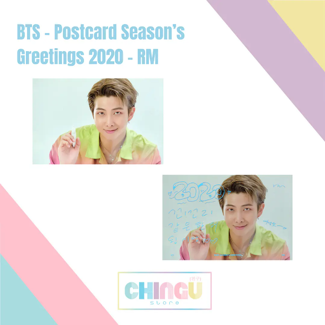 BTS - Postcard Oficial RM (Season’s Greetings 2020) 1