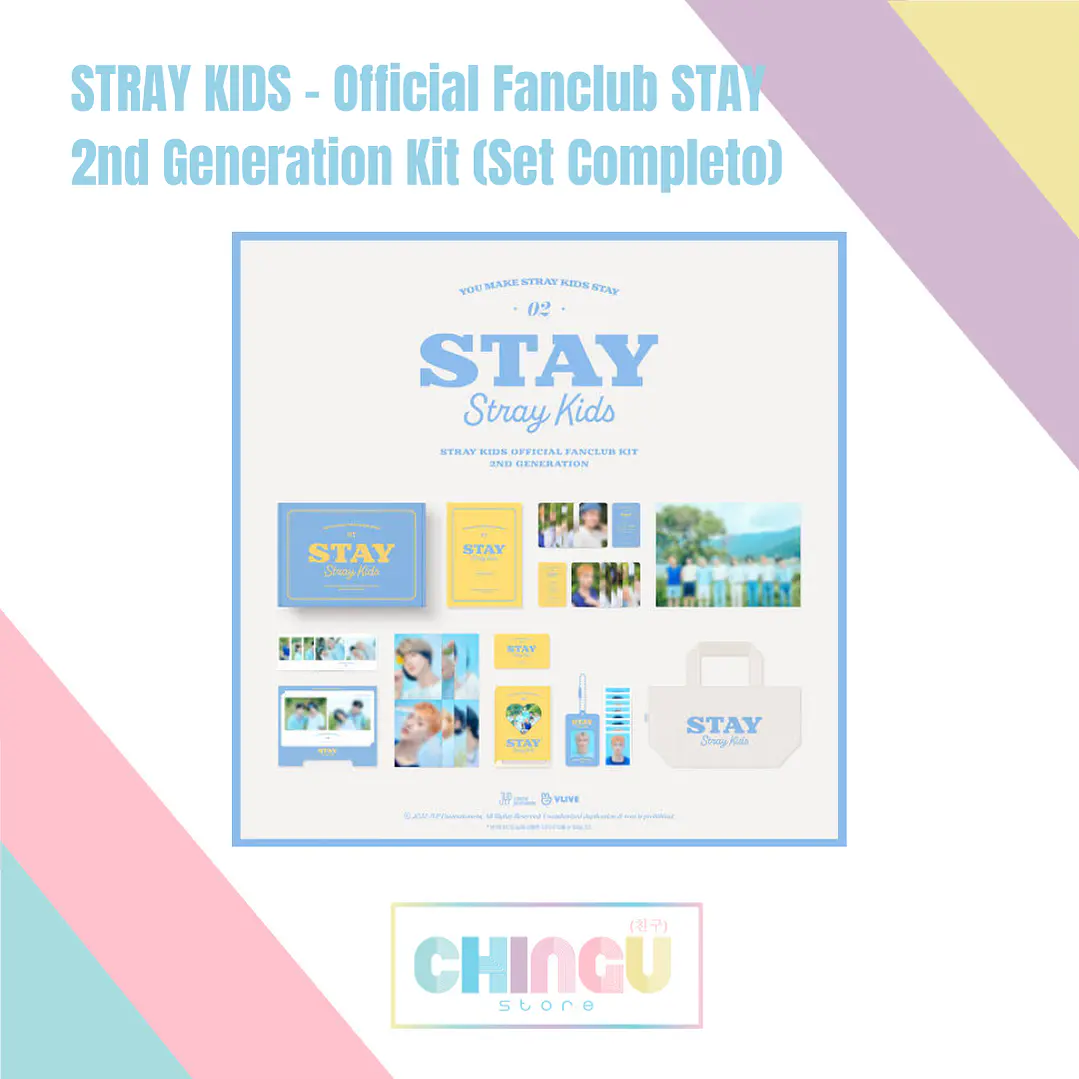 Stray Kids - Official Fanclub STAY 2nd Generation Kit (Set Completo) - K-Pop Chile 1