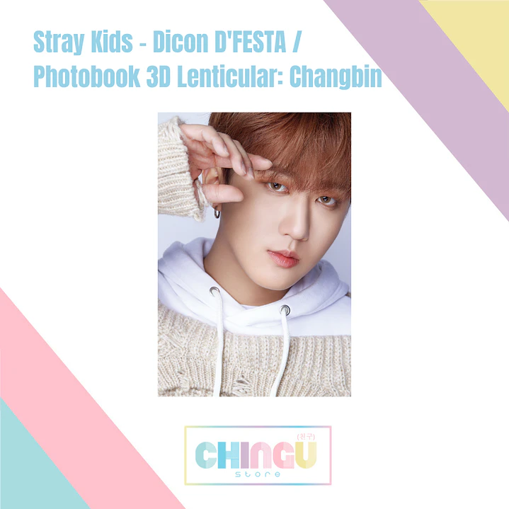 Stray Kids - Dicon D'FESTA / Photobook 3D Lenticular: Changbin (+ 4 Photocards Oficiales) 1