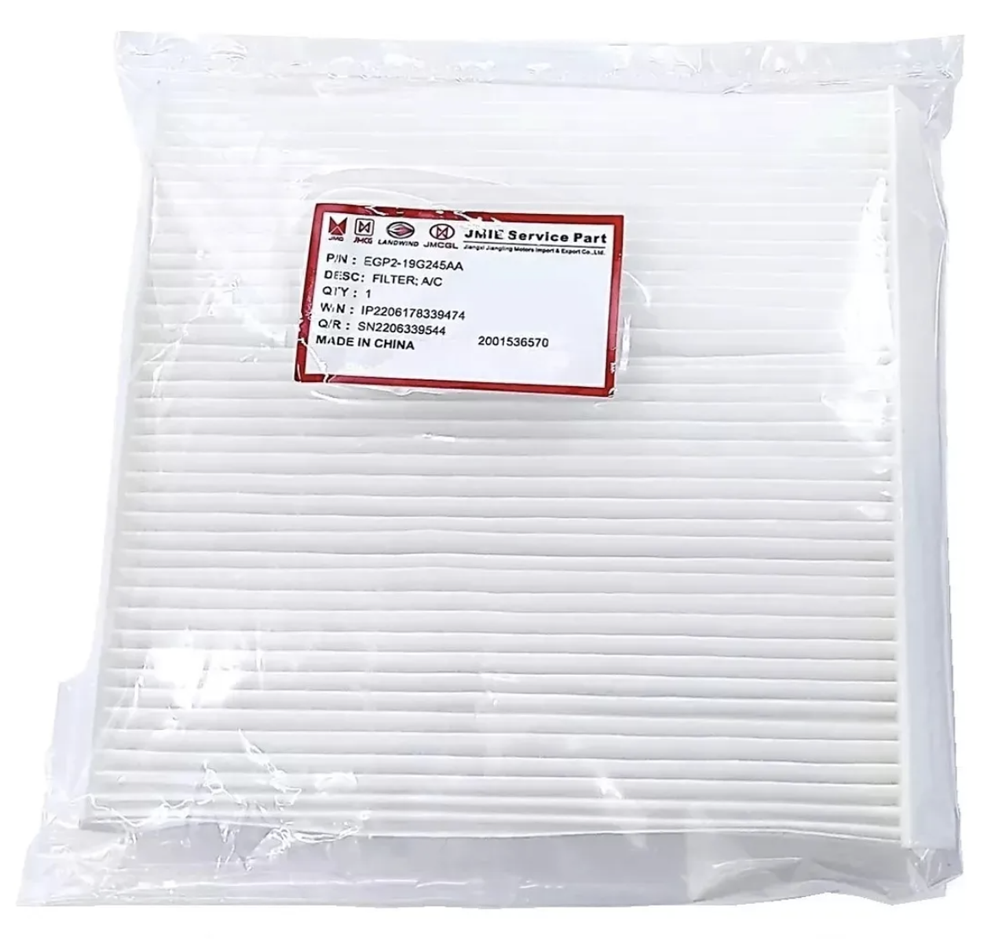 FILTRO POLEN VIGUS 2.5 ORIGINAL 1