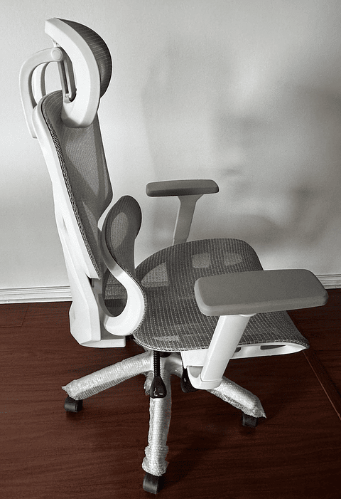 SILLA ERGONOMICA BLANCA -NET-FULL