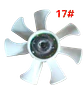 Aspa Ventilador Con Viscoso - Miniatura 1
