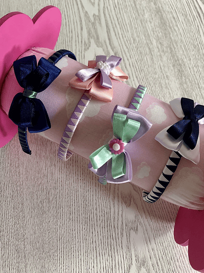 Diadema Trenzada con Corbatín