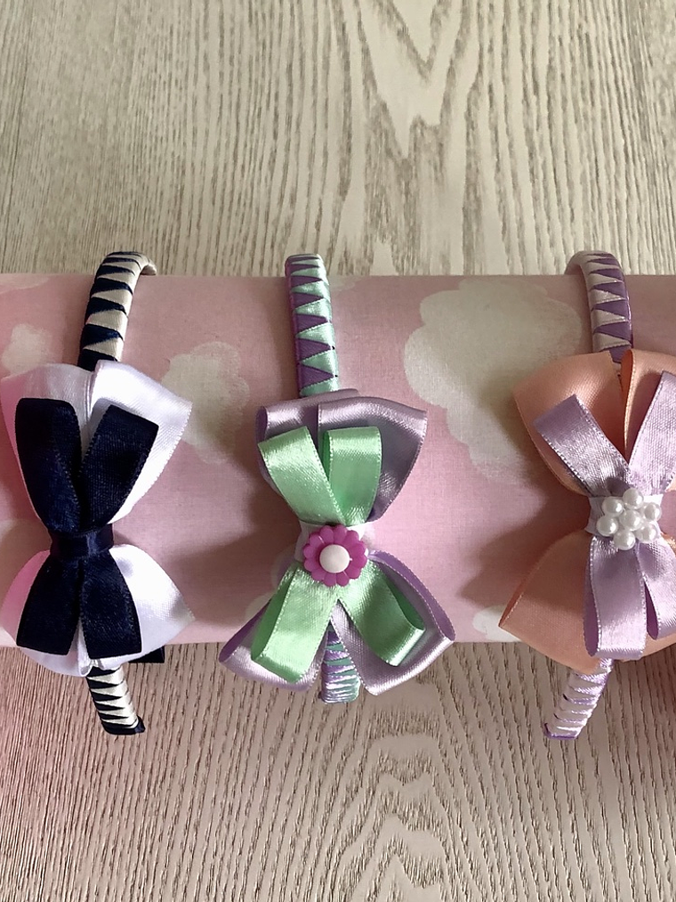 Diadema Trenzada con Corbatín 2