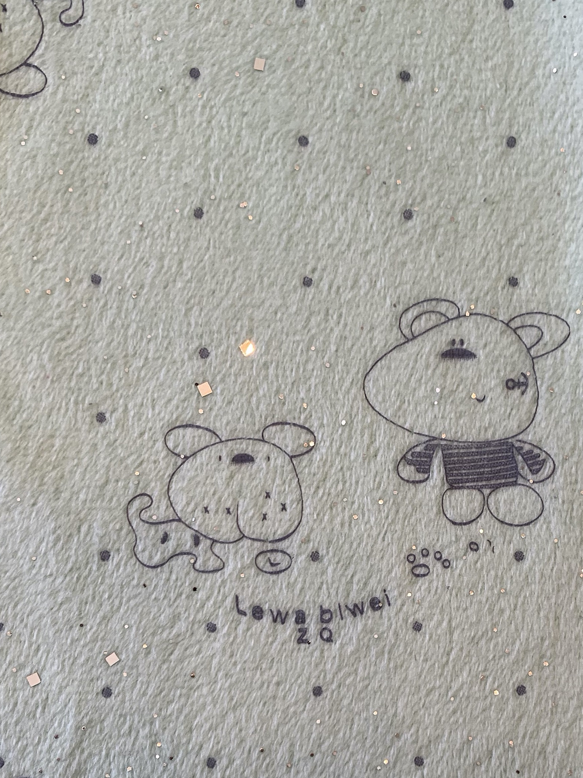 Pijama Polar Verde Manzana 3