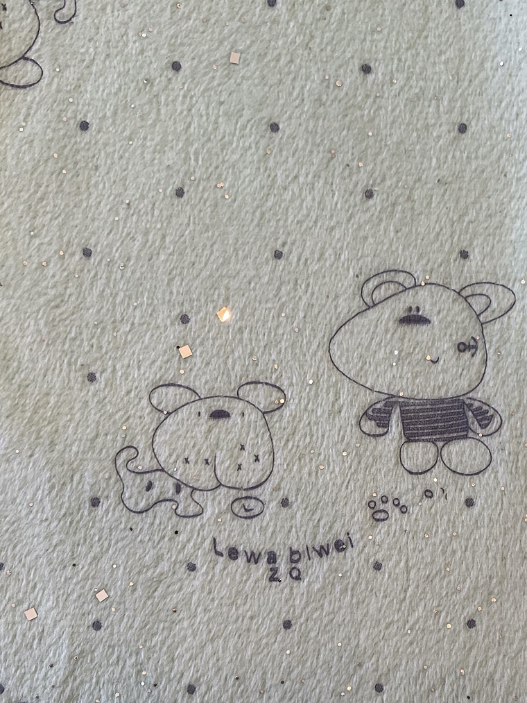 Pijama Polar Verde Manzana 3