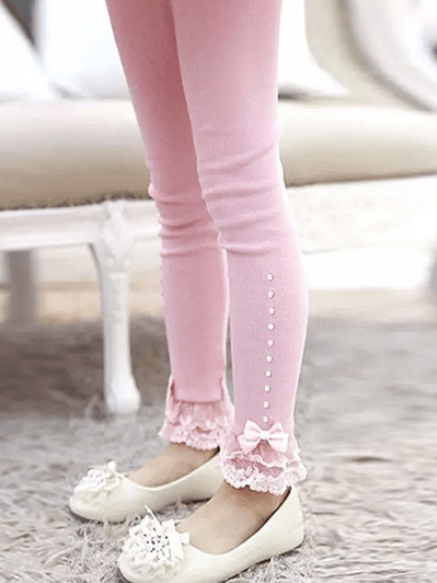 Leggings Lace Rosa