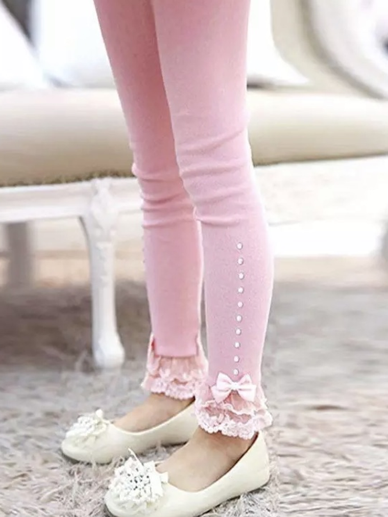 Leggings Lace Rosa 1
