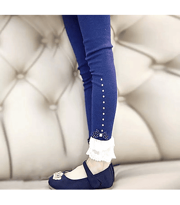 Leggings Lace Azul