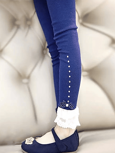 Leggings Lace Azul