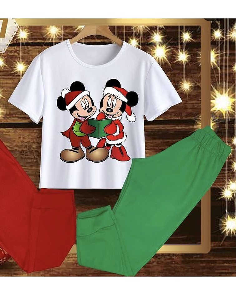 Pijama Mickey Singing Red