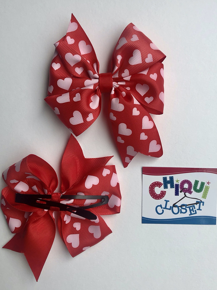 Moño Corazones 2