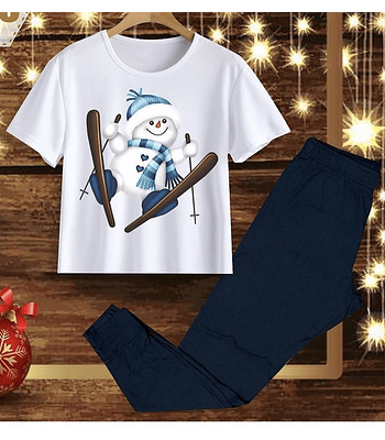 Pijama Snowman Adulto