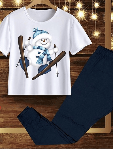 Pijama Snowman Adulto