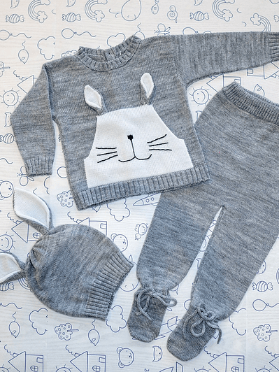 Set Conejo Gris