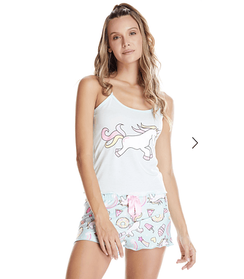 Pijama Unicornio corta