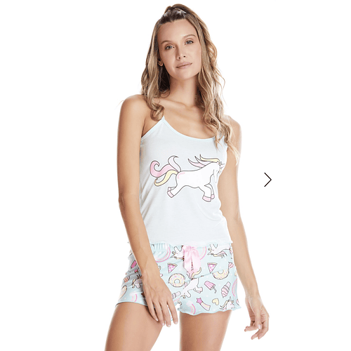 Pijama Unicornio corta