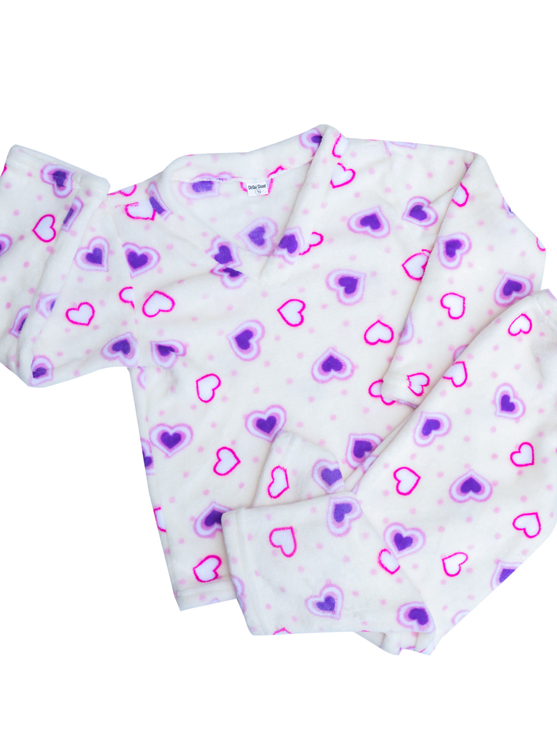 Pijama Corazones Púrpura 1