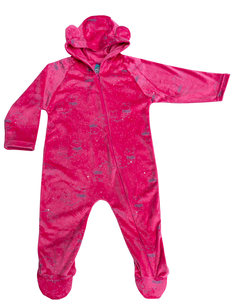 Pijama Polar Fucsia 1