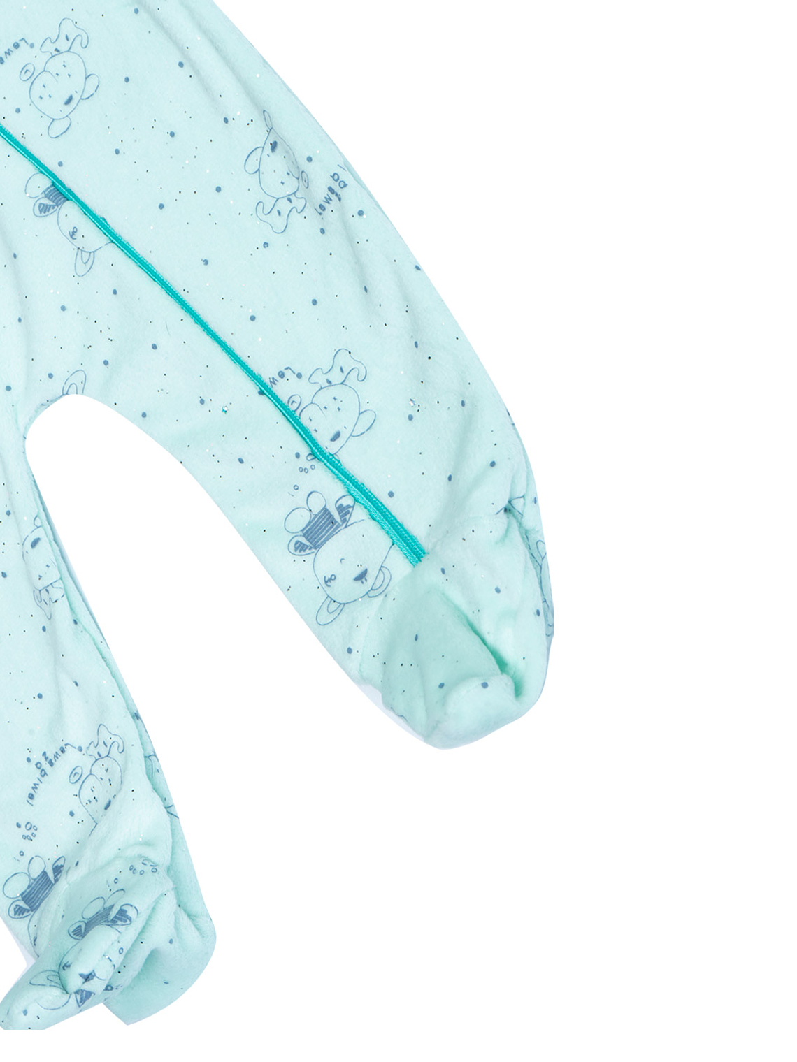 Pijama Polar Verde Manzana 2