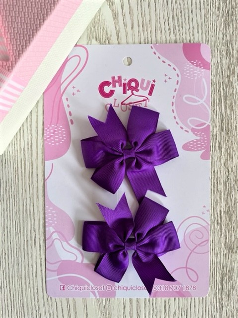 Moños cruzados (Mas Colores Disponibles) 4