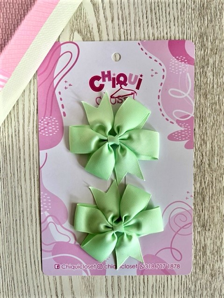 Moños cruzados (Mas Colores Disponibles) 7