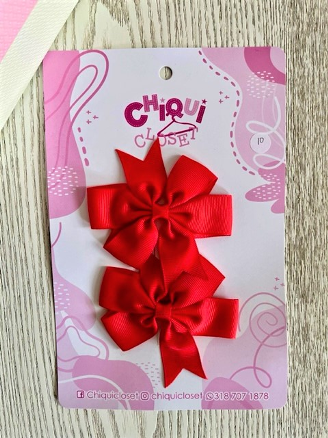 Moños cruzados (Mas Colores Disponibles) 12