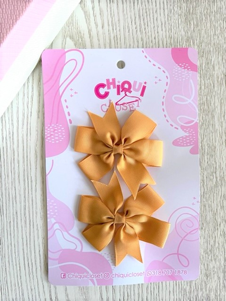 Moños cruzados (Mas Colores Disponibles) 13