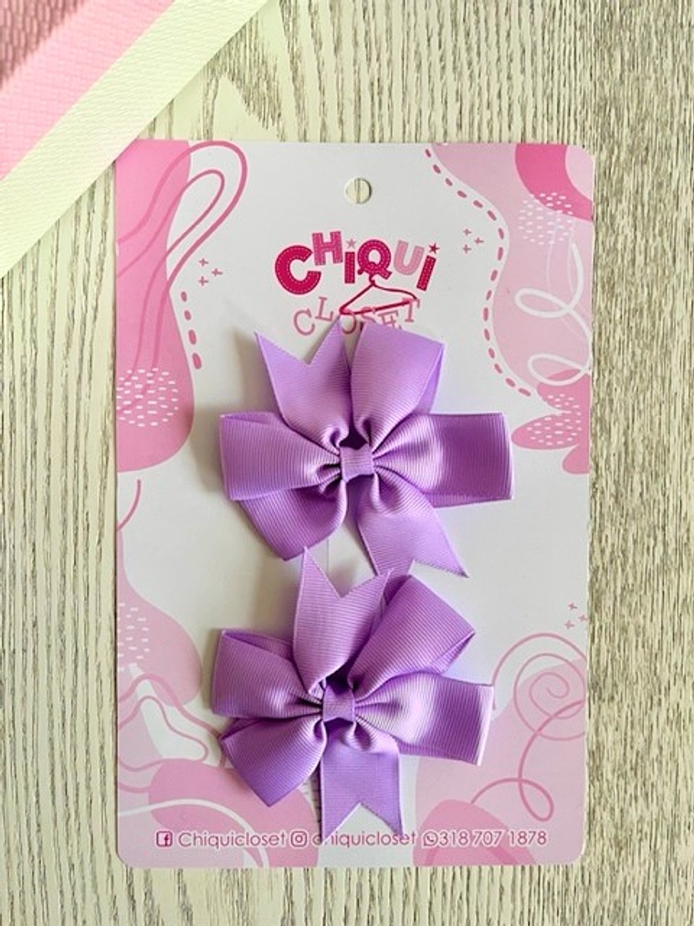 Moños cruzados (Mas Colores Disponibles) 18