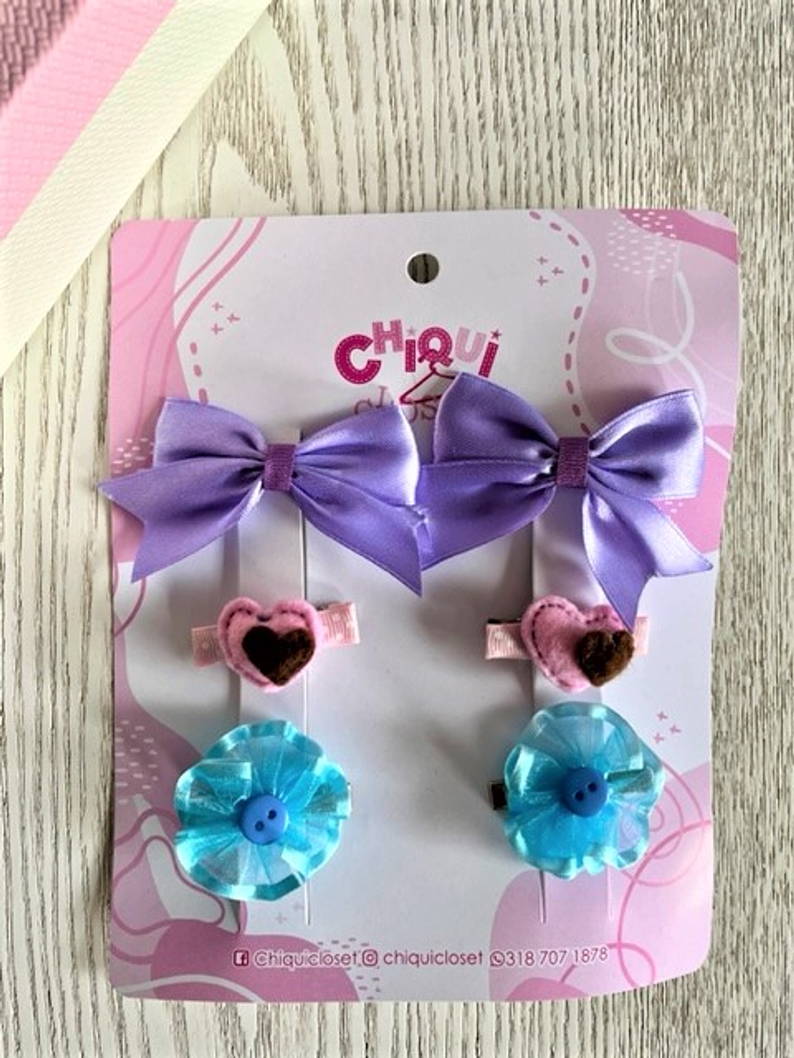 Pinzas decorativas niñas  1