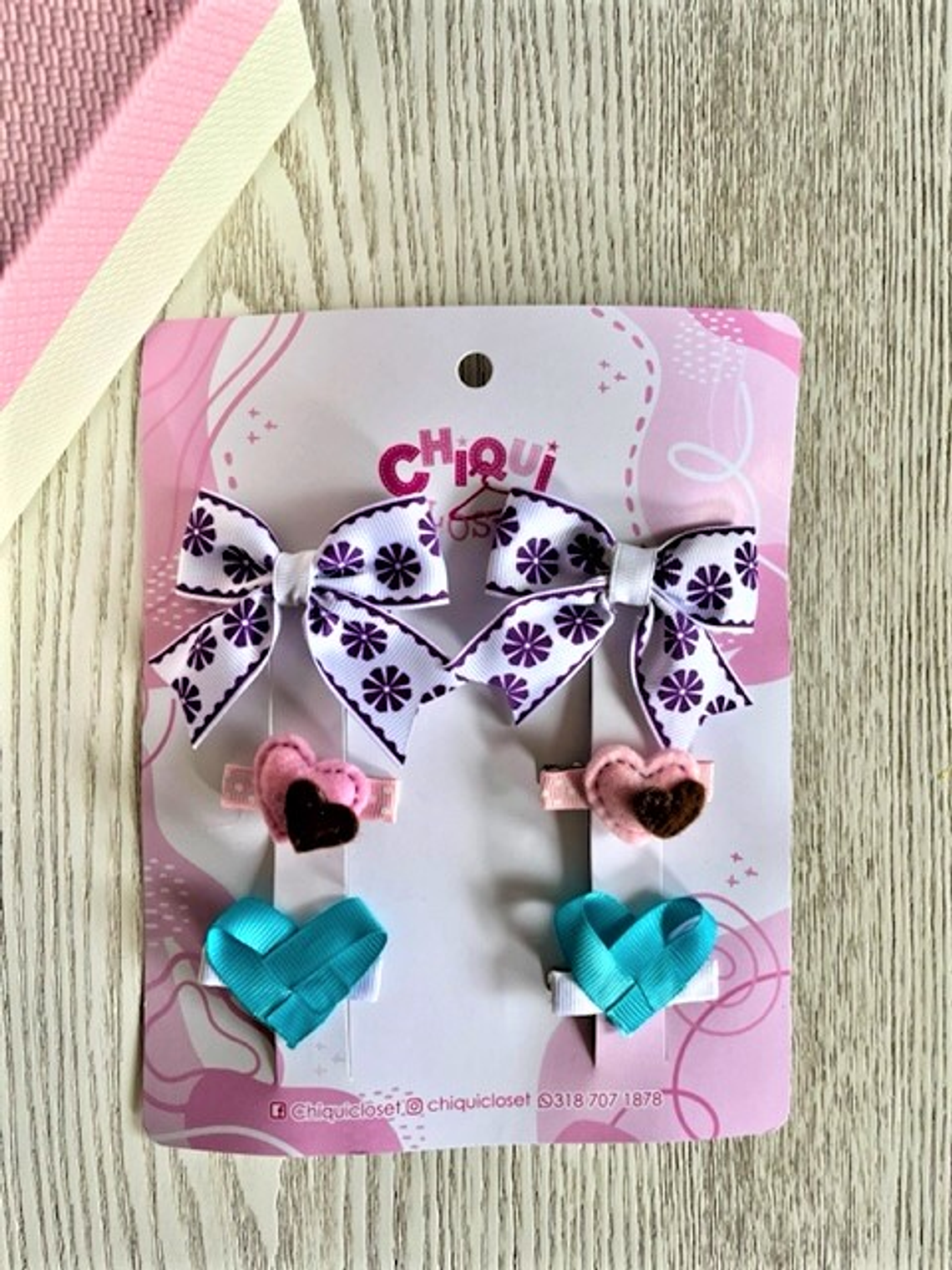 Pinzas decorativas niñas  2