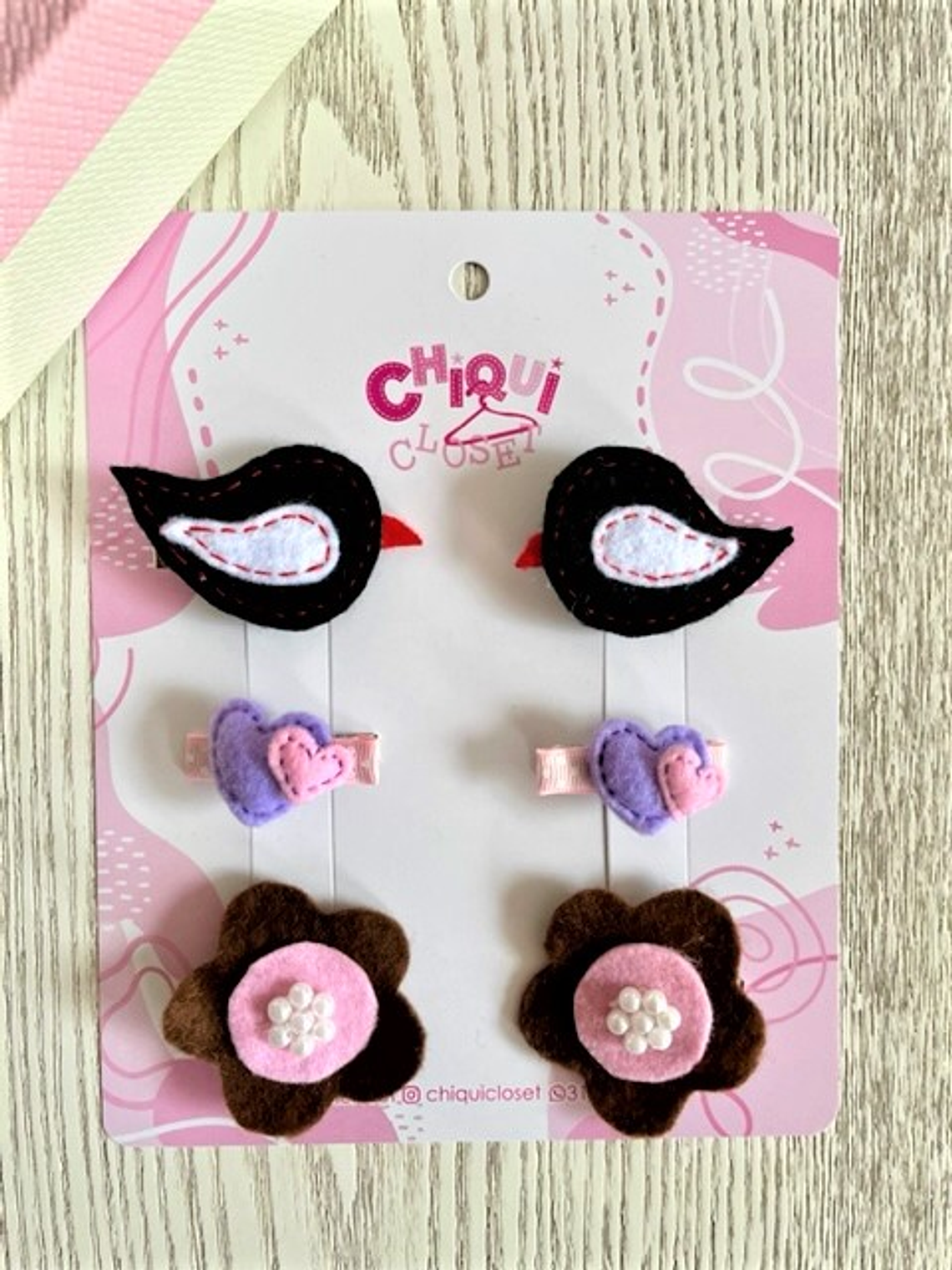 Pinzas decorativas niñas  1